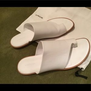 Vince Sandals White Size 10M
